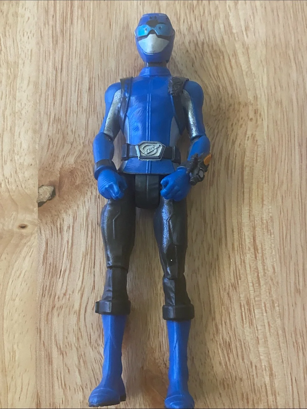 Power Ranger Blue and Black Action Figure Bundle